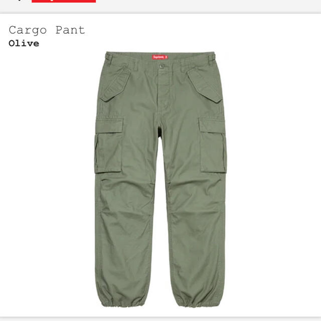 Supreme Cargo Pant 32 オリーブ