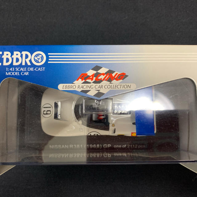 日産(ニッサン)のミニカー 1/43 EBBRO ニッサン　R381#19 エンタメ/ホビーのおもちゃ/ぬいぐるみ(ミニカー)の商品写真