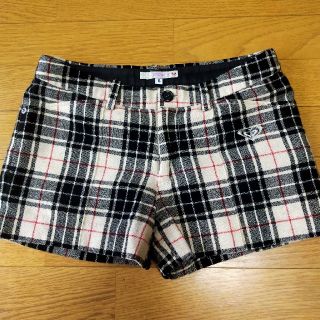 ロキシー(Roxy)のROXY ホットパンツ Sサイズ 秋冬用　バーバリーチェック(ショートパンツ)