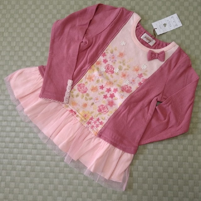 Souris(スーリー)の【専用】スーリー　長袖Tシャツ　２枚 キッズ/ベビー/マタニティのキッズ服女の子用(90cm~)(Tシャツ/カットソー)の商品写真