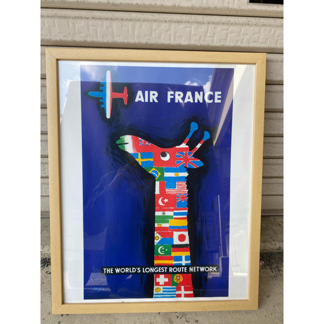 レイモン・サヴィニャック フランスポスター Air France ポスター エンタメ/ホビーのコレクション(印刷物)の商品写真