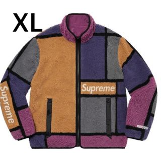 シュプリーム(Supreme)のXL Reversible Colorblocked Fleece Jacket(ブルゾン)