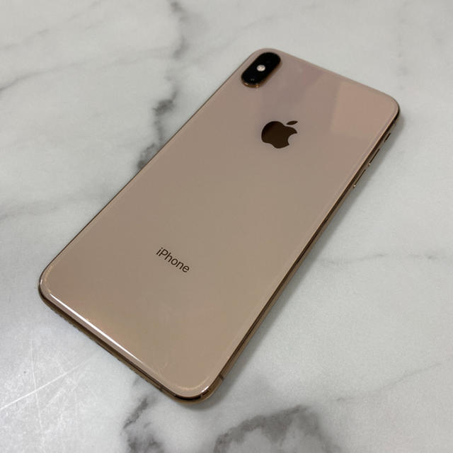 iPhone(アイフォーン)の値下げ！iPhone Xs Max Gold 256 GB SIMフリー スマホ/家電/カメラのスマートフォン/携帯電話(スマートフォン本体)の商品写真