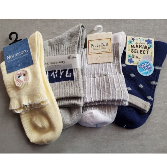 靴下 4点セット 新品 タグ付き かわいい ネコの通販 by mimiusa's shop｜ラクマ