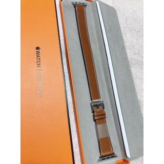 エルメス(Hermes)のアップルウォッチHERMES ドゥブルトゥール 新品未使用 レザーバンド (その他)