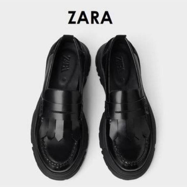 ZARA(ザラ)のZARA マキシソールローファー  42 メンズの靴/シューズ(その他)の商品写真