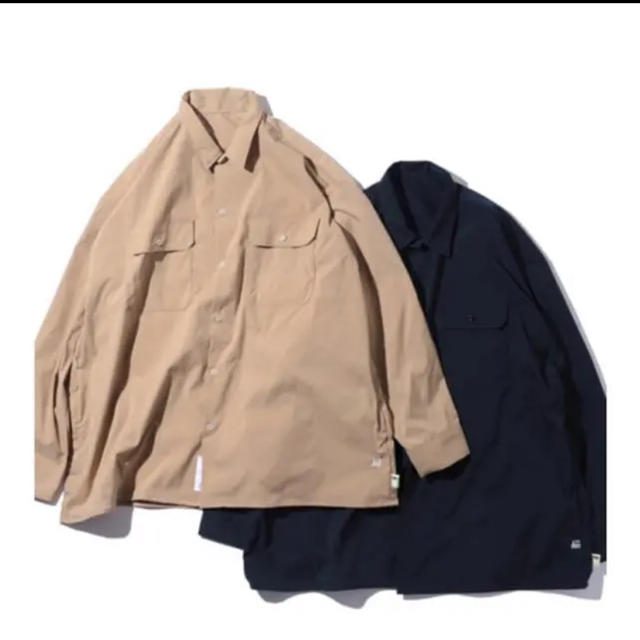 最安 beams ssz ah work shirt ベージュ - シャツ