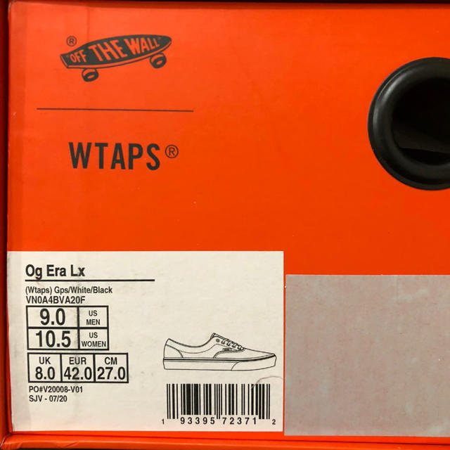 W)taps(ダブルタップス)のWTAPS x vans valut OG Era LX 白　27cm メンズの靴/シューズ(スニーカー)の商品写真
