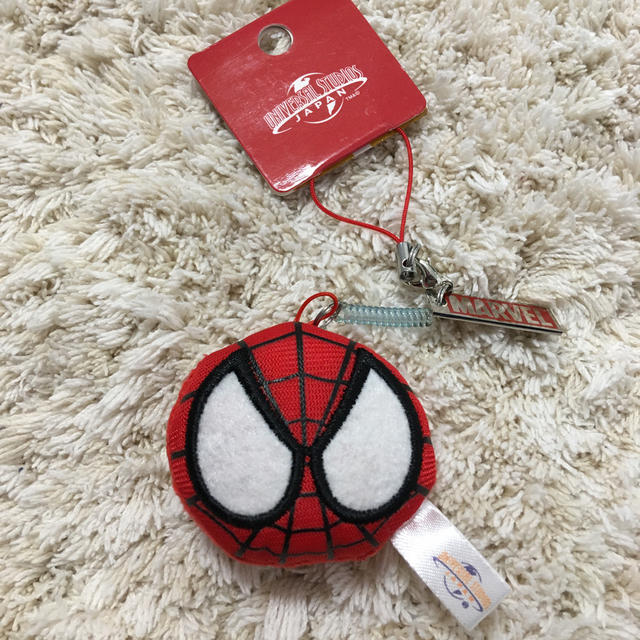 USJ(ユニバーサルスタジオジャパン)のスパイダーマン　キーホルダー　USJ ユニバ エンタメ/ホビーのアニメグッズ(キーホルダー)の商品写真