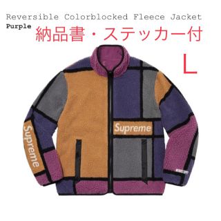 シュプリーム(Supreme)のSupreme Reversible Colorblocked Fleece L(ブルゾン)