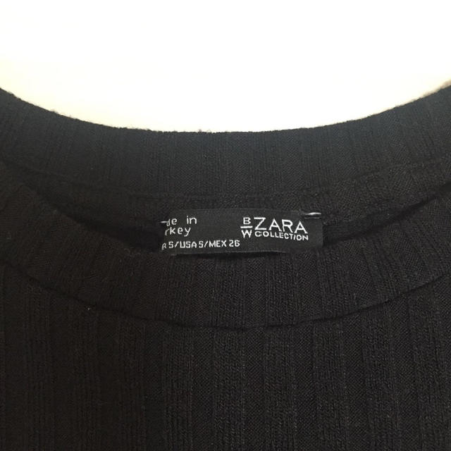 ZARA - ZARA 五分袖 ニットTシャツの通販 by omame｜ザラならラクマ