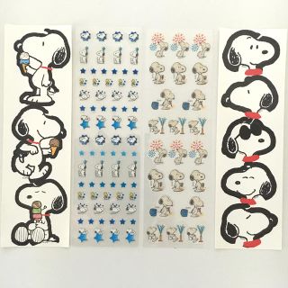 スヌーピー(SNOOPY)のスヌーピーシール4枚セット(シール)