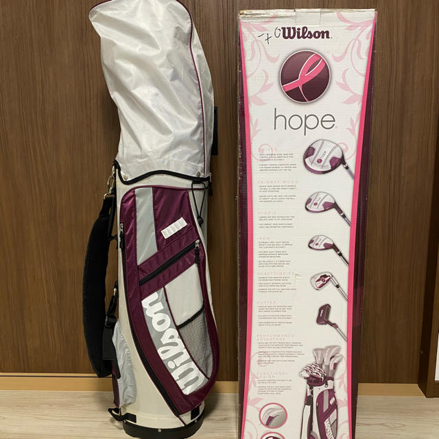 wilson(ウィルソン)のWilson hope Complete Golf Set  レディース スポーツ/アウトドアのゴルフ(クラブ)の商品写真