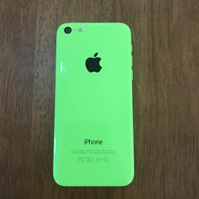 iPhone(アイフォーン)のiPhone5c 16GB グリーン スマホ/家電/カメラのスマートフォン/携帯電話(スマートフォン本体)の商品写真