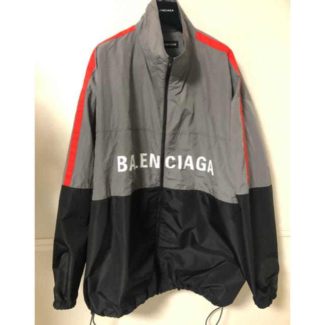 ロゴ トラックジャケット ナイロンジャケット BALENCIAGAロゴ