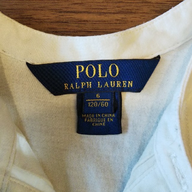 POLO RALPH LAUREN(ポロラルフローレン)の女の子 ブラウス 120 POLO キッズ/ベビー/マタニティのキッズ服女の子用(90cm~)(ブラウス)の商品写真