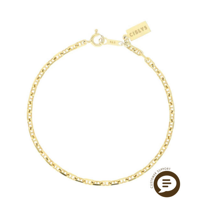 CIS LYS Gold chain bracelet