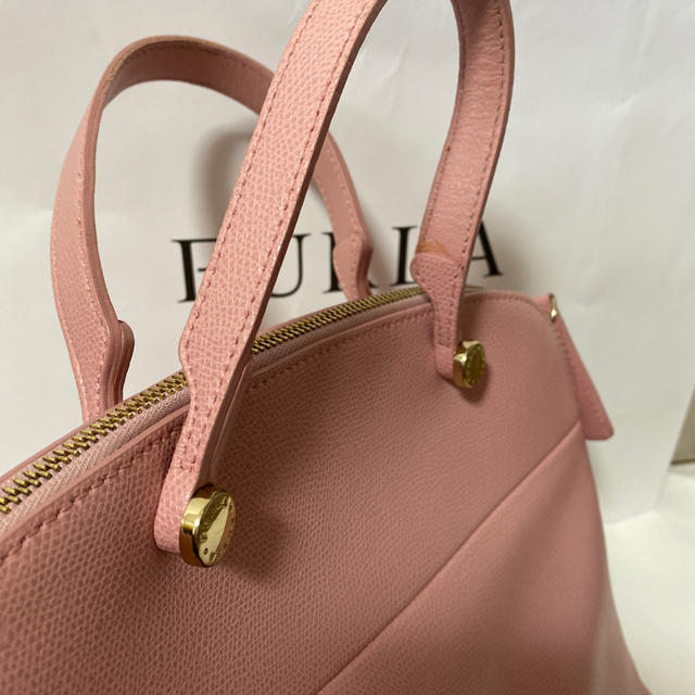 FURLA パイパーM ピンク ハンドバッグ ショルダーバッグ