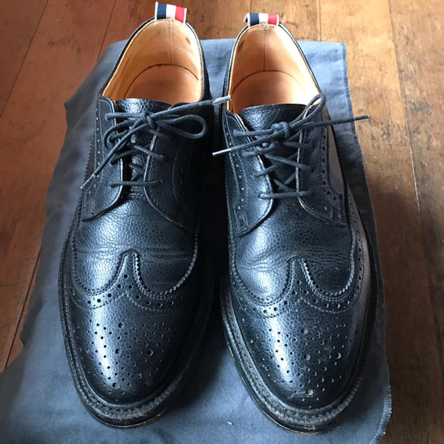 THOM BROWNE - トムブラウン ウィングチップ シューズ US9 THOM BROWNE