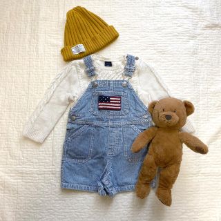 ギャップ(GAP)のGAP ストライプ サロペット 6-12m(パンツ)