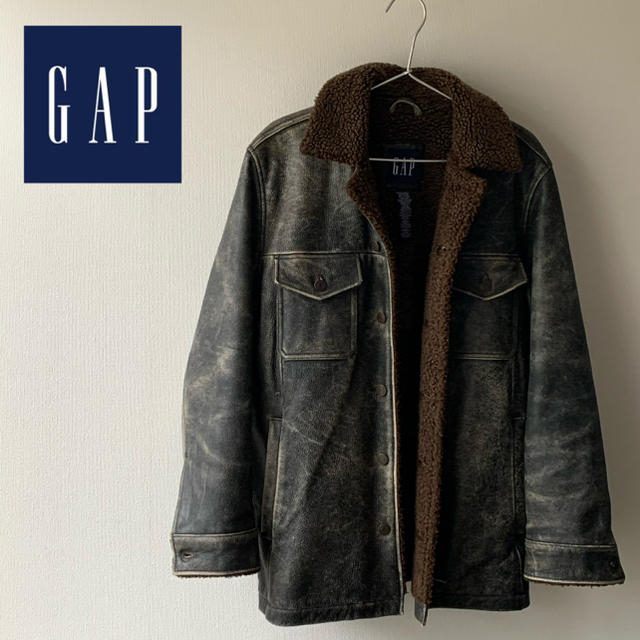 GAP レザージャケット 革ジャン ボア レザージャケット GAP レザージャケット 革ジャン ボア レザージャケット