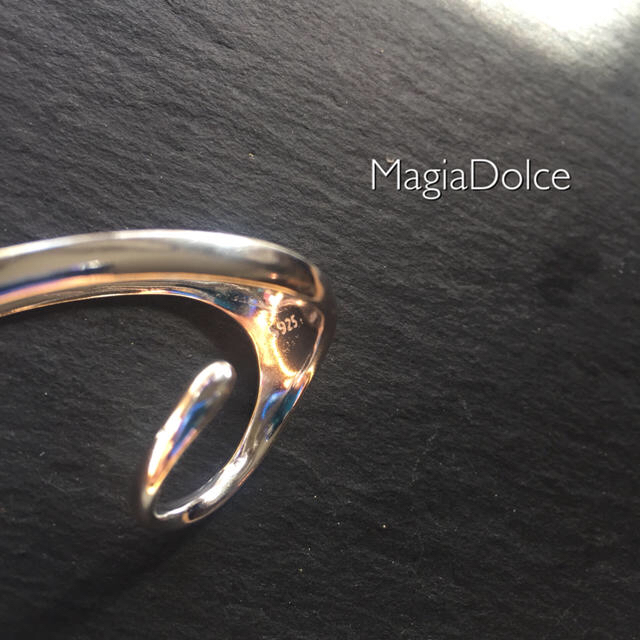 5507●silver925刻印あり シルバーリング 指輪 ダブルリング 銀 レディースのアクセサリー(リング(指輪))の商品写真