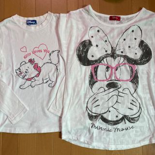 ディズニー(Disney)のディズニー　マリー長袖Tシャツ、ミニーマウスフレンチスリーブTシャツ(Tシャツ/カットソー)