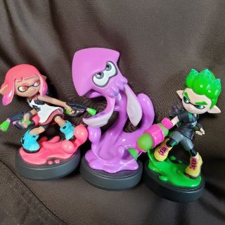 ニンテンドウ(任天堂)のamiibo アミーボ ガール ボーイ イカ(ゲームキャラクター)