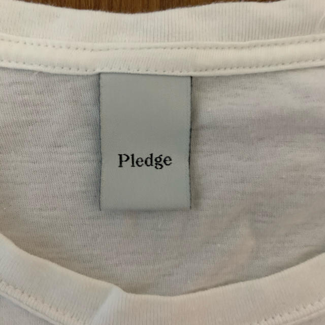 Pledge(プレッジ)のプレッジ Tシャツ 白 値下げしました！ メンズのトップス(Tシャツ/カットソー(半袖/袖なし))の商品写真