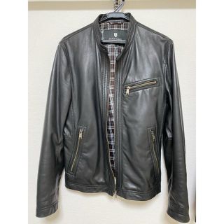 ブラックレーベルクレストブリッジ(BLACK LABEL CRESTBRIDGE)のBLUE LABEL CRESTBRIDGE ライダース レザージャケット(ライダースジャケット)