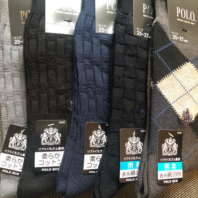 POLO RALPH LAUREN(ポロラルフローレン)の新品未使用　POLOビジネスソックスセット メンズのレッグウェア(ソックス)の商品写真