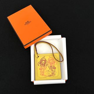 エルメス(Hermes)の新品 フランス購入 エルメス カレナノチャーム ブリッドドゥガラ ライム(バッグチャーム)