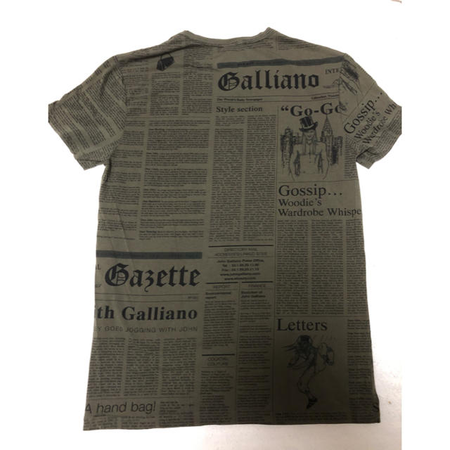 John Galliano(ジョンガリアーノ)のgooday様　ジョン・ガリアーノ アンダーウェア Tシャツ 美品 メンズのトップス(Tシャツ/カットソー(半袖/袖なし))の商品写真
