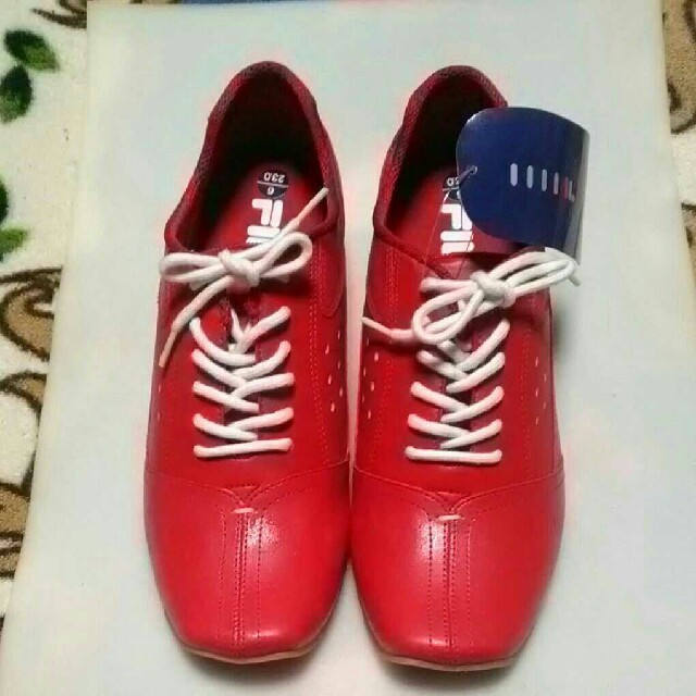 フィラ レディース スニーカー シューズ QUARTO Red(赤) レディースの靴/シューズ(スニーカー)の商品写真