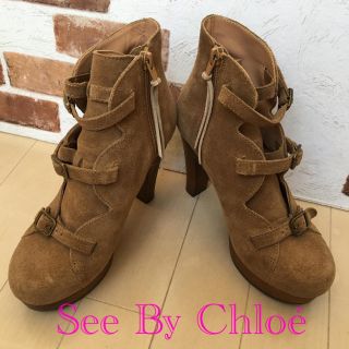 シーバイクロエ(SEE BY CHLOE)のSEE BY CHLOE❣️ショートブーツ❣️美品(ブーツ)