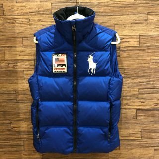 ポロラルフローレン(POLO RALPH LAUREN)の美品 ラルフローレン ダウンベスト ビックポニー(ダウンベスト)