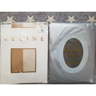 セリーヌ(celine)の【CELINE】【Christian dior】ストッキング2足セット❤️(タイツ/ストッキング)