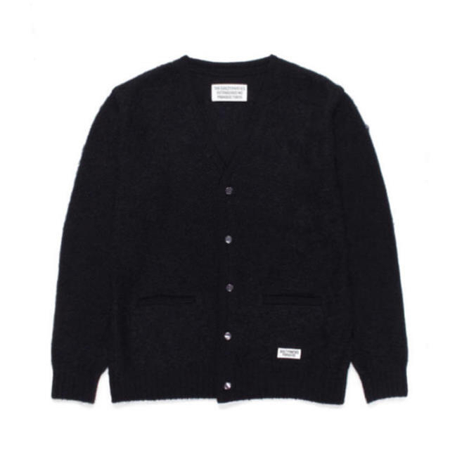 20FW WACKO MARIA MOHAIR KNIT CARDIGAN 黒