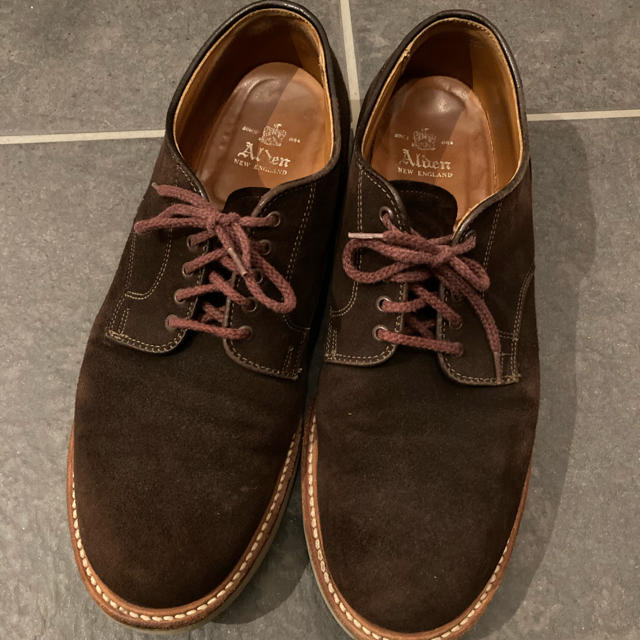 Alden(オールデン)の美品 オールデン Alden スエード プレーントゥ　サイズ8  メンズの靴/シューズ(ドレス/ビジネス)の商品写真