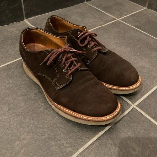 オールデン(Alden)の美品 オールデン Alden スエード プレーントゥ　サイズ8 (ドレス/ビジネス)