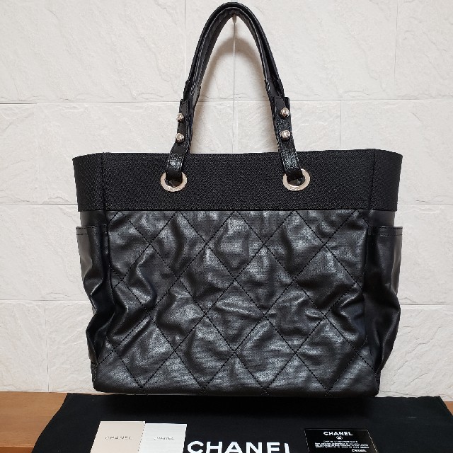 [美品] CHANEL パリビアリッツGM トートバッグ 1