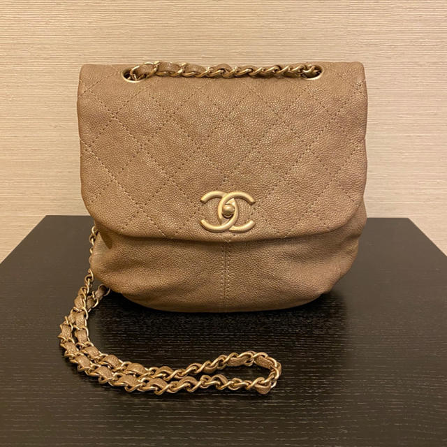 正規店仕入れの CHANEL ☆美品☆シャネルキャビアスキンチェーンバック