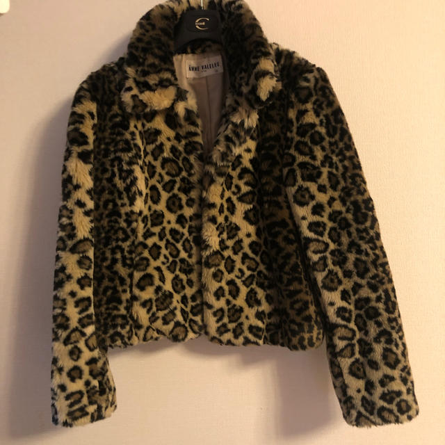 お値下げ18900→9900レオパードショートコート レディースのジャケット/アウター(毛皮/ファーコート)の商品写真
