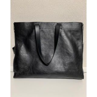 ヨウジヤマモト(Yohji Yamamoto)のヨウジヤマモト ジップ トートバッグ レザー(トートバッグ)