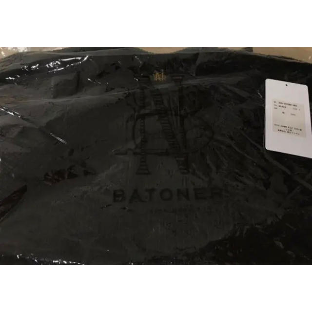 COMOLI(コモリ)のBATONER バトナー クルーネックニット ブラック　未使用品 メンズのトップス(ニット/セーター)の商品写真