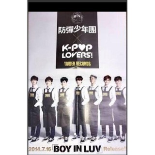 ラスト1枚❗新品❗BTS   タワレコポスター　防弾少年団(アイドルグッズ)