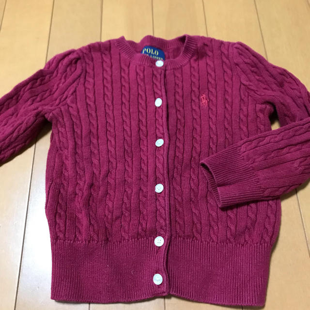 Ralph Lauren(ラルフローレン)のラルフローレン カーディガン キッズ/ベビー/マタニティのキッズ服女の子用(90cm~)(カーディガン)の商品写真