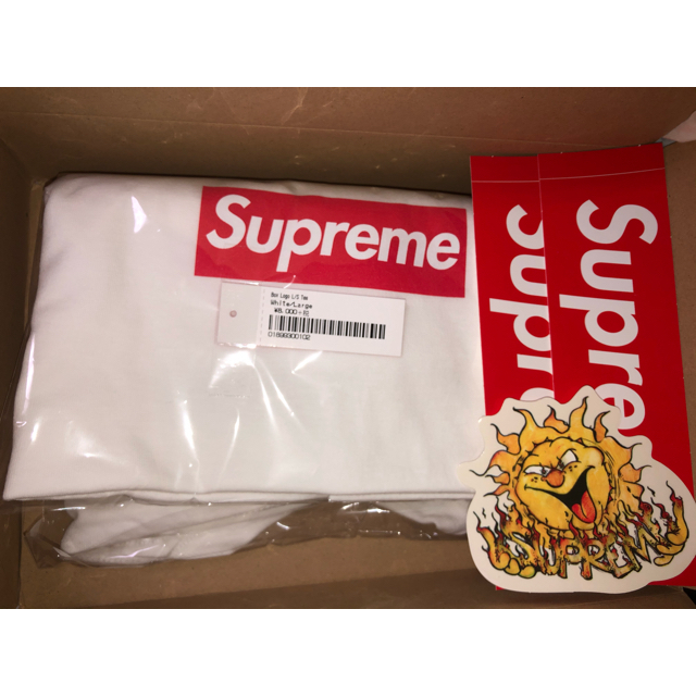 Supreme  Box Logo L/S Tee  White シュプリーム