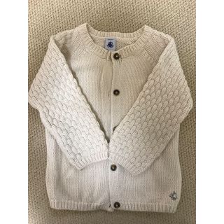 プチバトー(PETIT BATEAU)のプチバトー  カーディガン 24m 86センチ(カーディガン/ボレロ)