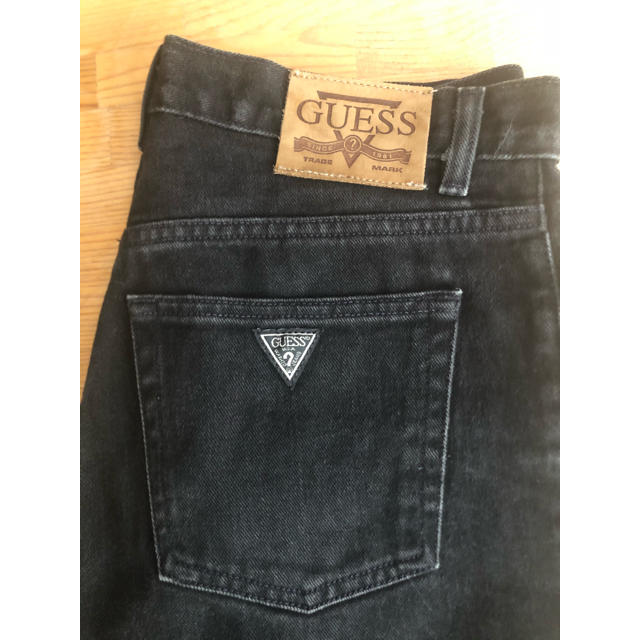 GUESS(ゲス)のGUESS ブラックジーンズ メンズのパンツ(デニム/ジーンズ)の商品写真